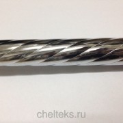 Карниз метал. труба фигурная D19-2.4 хром (20 шт/уп)