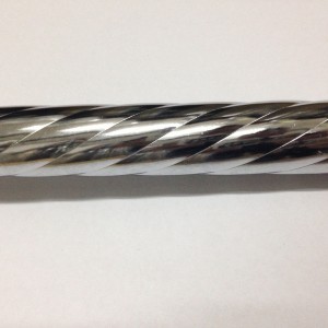 Карниз метал. труба фигурная D16-2.0 хром (20 шт/уп)
