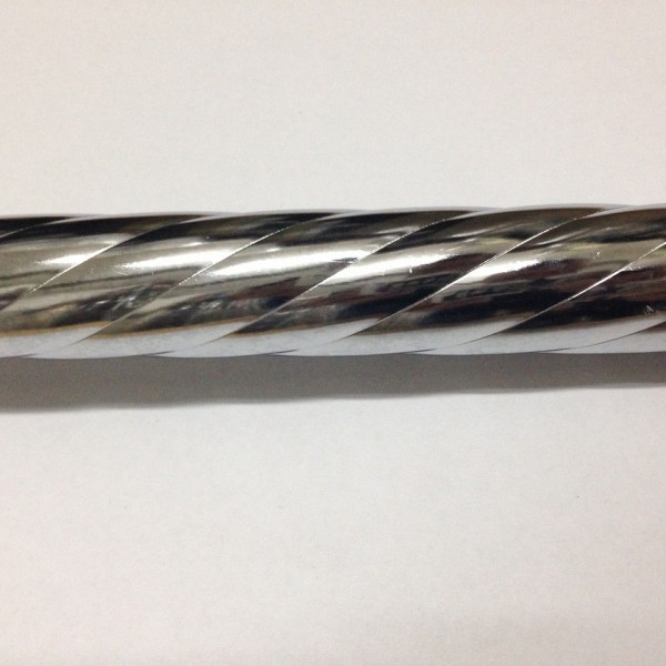 Карниз метал. труба фигурная D25-1.6 хром (20 шт/уп)