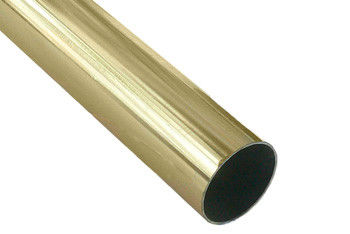 Карниз метал. труба гладкая D16-2.4 золото (20 шт/уп)